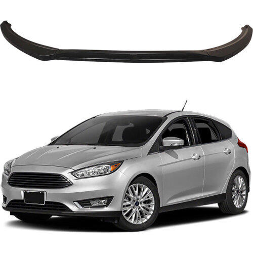 Loyalty Front Lip for 2015-2018 Ford FOCUS Painted Gloss Black Bumper Spoiler Splitter Wing Guard Trim Car Accessories
