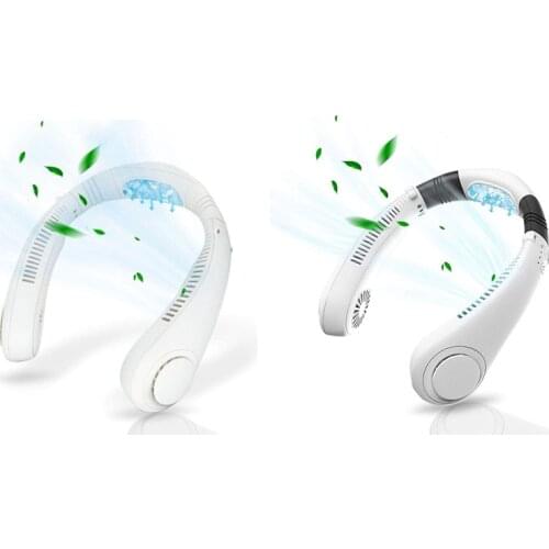 Personal Neck Fan Portable Mini Cooler Fan Hands Free Bladeless Fan 4000 MAn Battery Operated Wearable Personal Fan