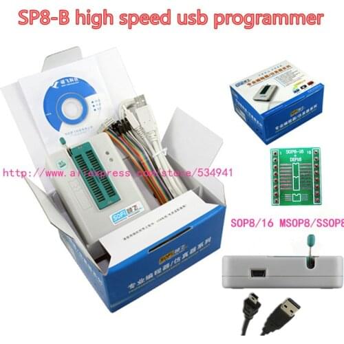 Sofi SP8-B programmer high speed usb programmer (93/24/25/BR90/ flash eeprom), over 5000 chips have also SP8-A SP8-F SP16-B
