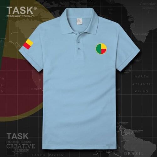Air Force Benin Beninese BEN BJ Dahomey country mens Polo shirts casual cotton short sleeve Turn-down Collar Business Polo shirt