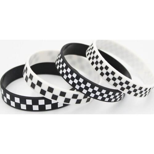 1PCs Unisex Silicone Bracelet Personality Waterproof Sports Wristband Fashion Jewelry Accessories for Men Women