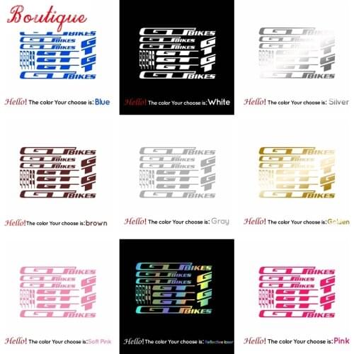 GT bicycle special transparent transfer film tear free decorative stickers, vinyl sheet frame decals, personalized decoration