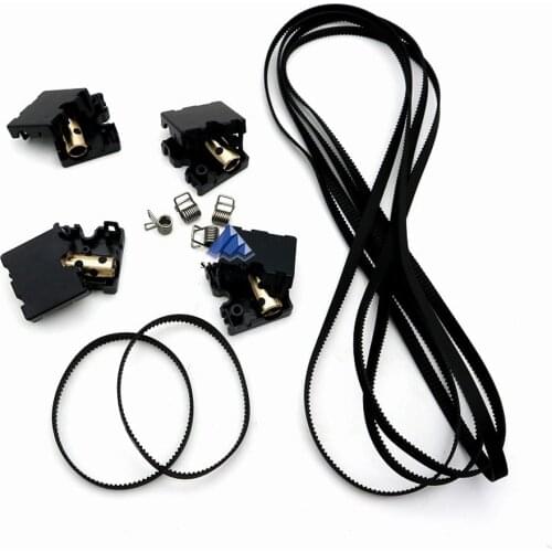 UM2 Ultimaker 2+ DIY Original Injection Slider With Copper Sleeve +Slider Block Spring + GT2 610 200 Timging Belt