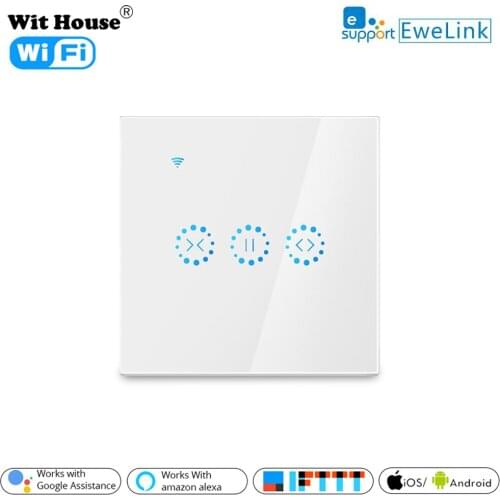 EWeLink WiFi Smart Curtain Blind Switch for Roller Shutter Electric Cutain motor motorized blinds Voice Control by Alexa