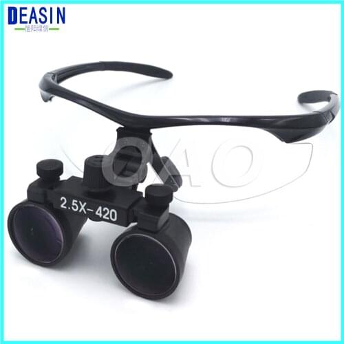 High quality Dental equipment Surgical Medical dental Loupes dental glasses 2.5X 420mm