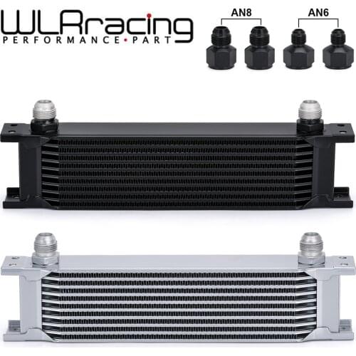 WLR RACING - Aluminum Universal Engine transmission AN10 Oil Cooler 10 rows WLR7010