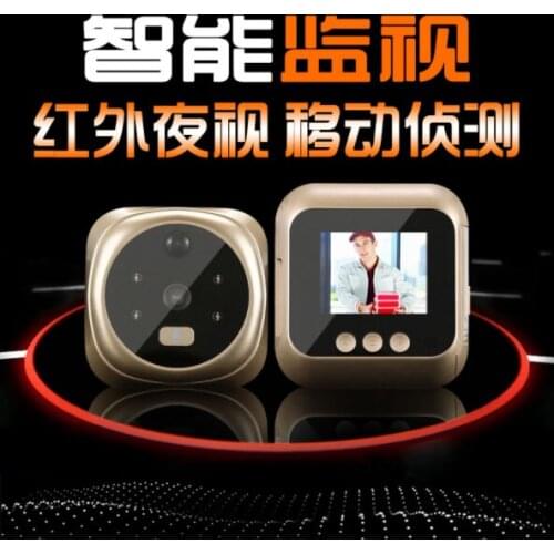 XinSiLu New Arrival 2.4 Inch Home Security Peephole Viewer Doorbell Motion Detectio Support Max 32 GB TF Card,Big Viewing Angle