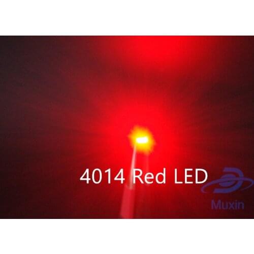 4014 ultra bright red LED LED light patch LED lamp light 50 PCS