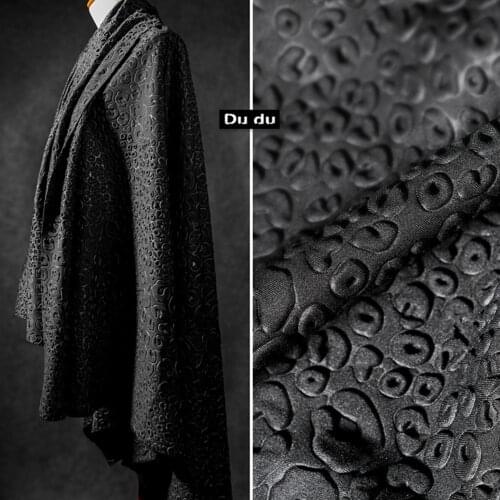 45*155cm Crushed texture Clothing Fabric Upset Laser Space cotton Coat costume design Diy