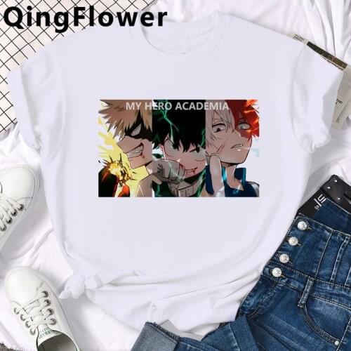 Anime Dabi My Hero Academia Todoroki Boku No Bakugou clothes male couple kawaii casual top tees t shirt kawaii