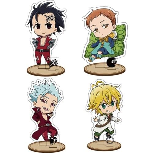 Anime The Seven Deadly Sins Cosplay Acrylic Desk Stand Figure Model Plate For Home Decor