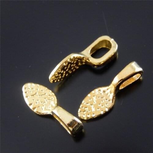 GraceAngie 10pcs Antiqued Copper Classic Style Kitchen Utensils Spoon Shape Vintage Alloy Pendant Glue On Bail Findings