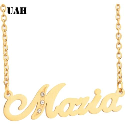 UAH Personalized Name Necklace,Maria Name Necklace, Custom Jewelry, Custom Necklace, Necklace Women, Customized Gift for Her