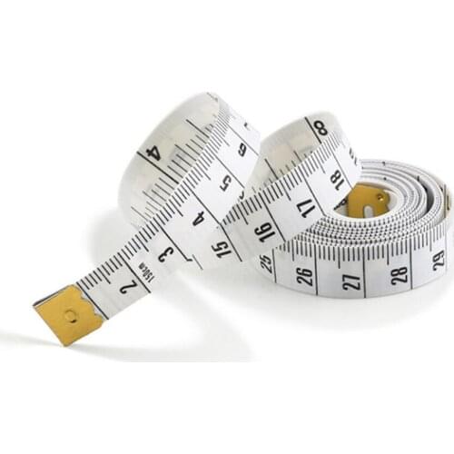 PVC glass fiber tape measure 1.5 m British measuring tape clothes measuring tailors tape