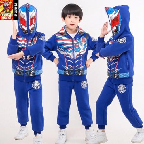 Teen Boys Clothing Sets Costume Sweater Shirt + Pants 2pcs Suit Toddler Amor Cosplay Clothes Kids Schoolboy Winter Outfit