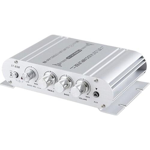 Mini 2.1 Channel Stereo Power Amplifier Subwoofer Amplifier Home/Car/Marine Audio Amp for Speakers