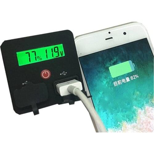 JS-CU3 Battery Capacity Indicator Voltage Display Module Phone Charge Tester 12V 24V 3S 5S Li-ion Lifepo4 Lead Acid Double USB