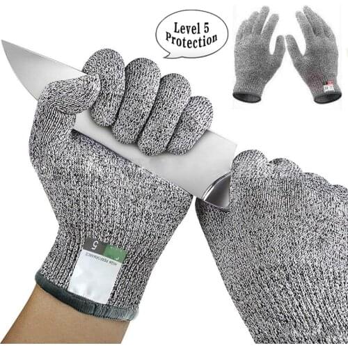 Anti-Cut Gloves For Women Men Work Gloves Level 5 Protection HPPE Golve Wearable Durable Kitchen Winter Warm Protective Gloves