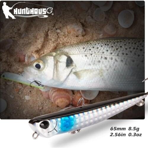 Hunthouse Bay RUF MANIC 75mm/8g Sinking Pencil Fishing lure stickbait Hard Lure Quality Professional for seabass