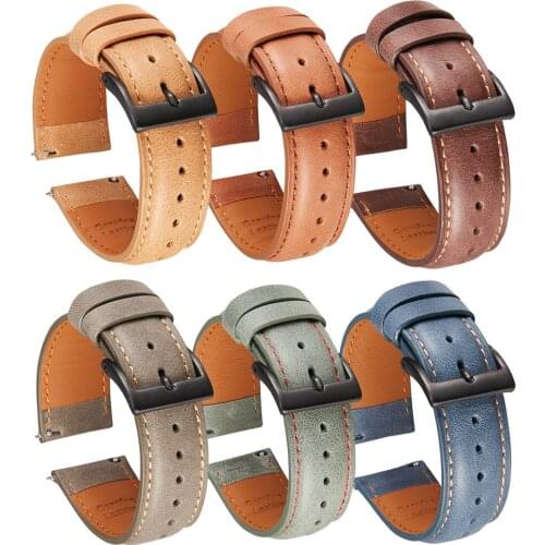 22mm Leather Strap For Xiaomi Mi Watch Color Sports Edition Wristband Watchband Miwatch Color Band bracelet Replace Accessories