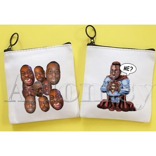 Beetlejuice Lester Cute Mini Coin Purse Canvas Student Wallet Coin Case Zipper Hand Female Key Case