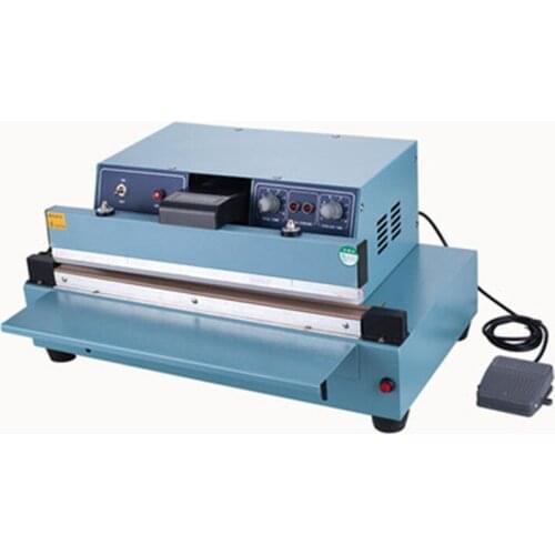 Aluminum frame desktop automatic sealing machine, automatic pedal sealing machine, plastic bag manual heating edge sealing machi