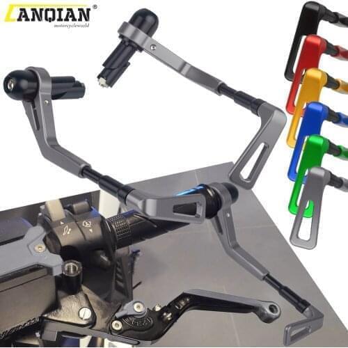 Universal For YAMAHA For Kawasaki For Honda For Ducati CNC Aluminum Motorcycle Brake Clutch Lever Guard Hand Guards Protection