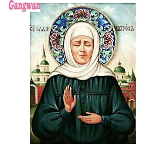 Saint Matrona the Blind of Moscow Diamond Painting Full Square/Round 5d diamond Embroidery Mosaic Religion Icon Handmade art