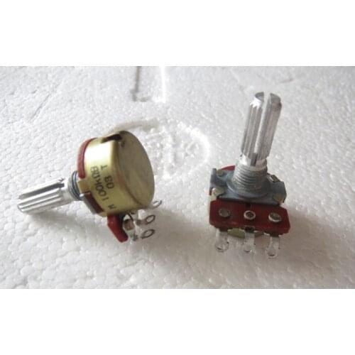 [VK] B100K imported from Japan 16 type single volume potentiometer empty wiring foot 20MM handle switch
