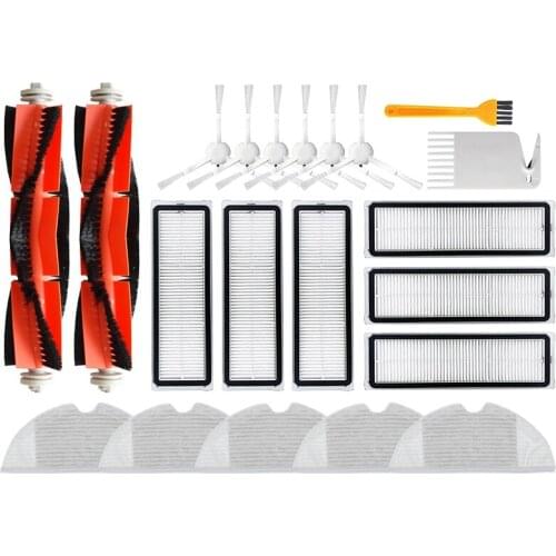 21Pcs Replacement Parts for Xiaomi Mijia 1C STYTJ01ZHM Robot Vacuum Cleaner Accessories Brushes Filters Spare Parts