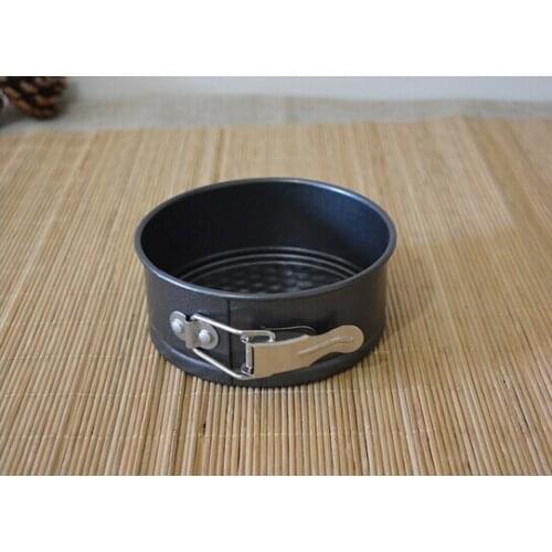 1PC 5 inch Mini Non-stick Bakeware Round Carbon Steel Springform Cake Pan, Chiffon Cake mold JC 0515