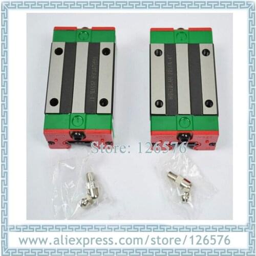2PCS 100% Original HIWIN Linear bearing HGH20CA Slider block, HGH20CA square Carriage