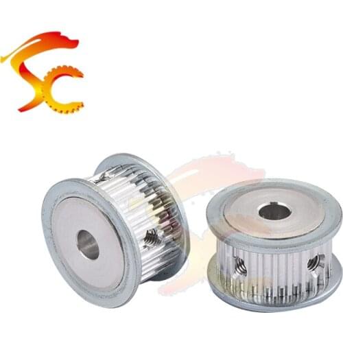 50PCS/lot 24 Teeth HTD 3M Timing Pulley Bore 6mm for belt Width 10mm HTD3M pulley CNC 3M 24Teeth 24T