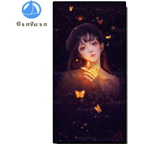 New arrival DIY Crystal full drill square round 5D diamond painting Princess fantasy butterfly fairy 3D cross stitch kit mosaic