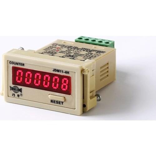 Electronic accumulation counter JDM11-6H contact sensor voltage signal input blackout memory