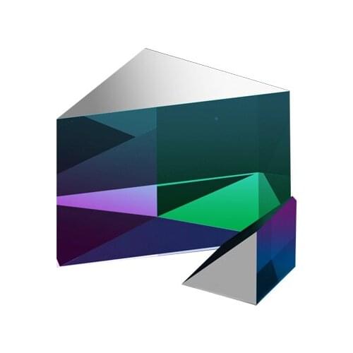 K9 High-precision Right-angle Prism Right-angle Surface Aluminum Film Slope VIS Increase. Isosceles Prism Optics 90 Degrees