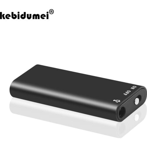 Kebidumei Mini Digital Audio Voice Recorder Dictaphone 8G Stereo MP3 Music Player 3 in 1 8GB Memory Storage USB Flash Disk Drive