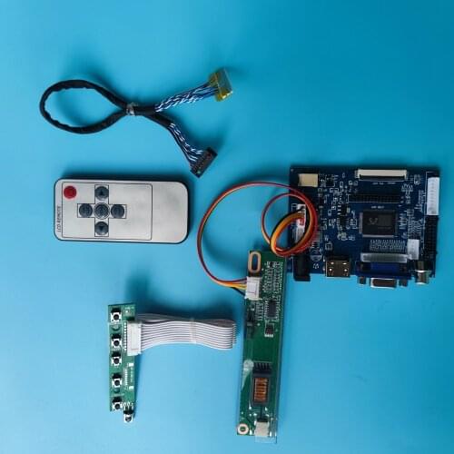 Kit Work for HSD150PX11-B00 1024x768 20pin AV Controller Board SCREEN HDMI remote VGA 2AV DIY LVDS LCD monitor driver panel
