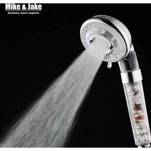 Free shipping 4 function hand shower head High Pressurize Water Saving plastic Hand Shower Bathroom Shower Head MJ1689