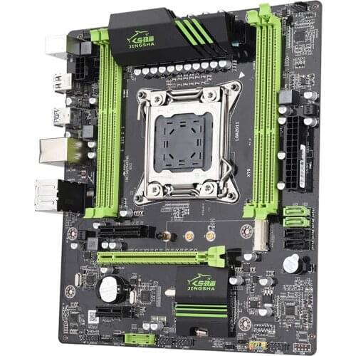 JINGSHA X79 Motherboard LGA2011 ATX USB3.0 SATA2.0/3.0 PCI-E 16X for NVME M.2 SSD Support REG ECC Memory for Xeon E5 Processor