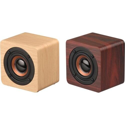 Mini Portable Wooden Bluetooth Speaker subwoofer shocking sound powerful bass