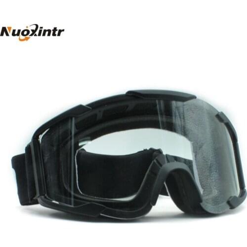 Nuoxintr Motorcycle Motorcycle Goggles Outdoor Moto GLasses Ski Sport Gafas Climbing MX ATV Bike Competition Racing Helmet