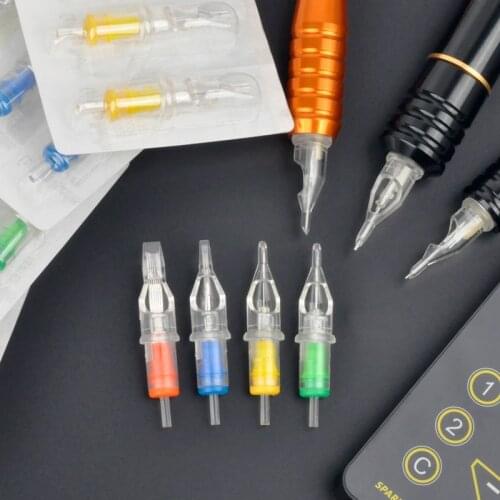 Disposable Tattoo Cartridge needles For Professional Tattoo Rotary Pen Semi-Permanent Body Eyebrow Lip Makeup Agulha Easy Click