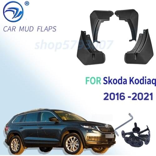 Front Rear Car Mud Flaps For Skoda Kodiaq 2016 2017 2018 2019 Mudflaps Splash Guards Mudguards Accessories