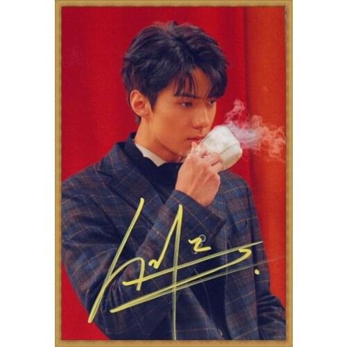 Hand signed EXO Oh Se Hun autographed photo 6 inches free shipping K-POP 022018A