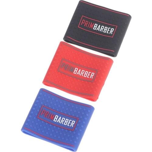 Trimmer grip New Barber Hair Clipper Grip Rubber Anti Slide Design Barber Bicycle Grips Hairdressing silicone decorative rings