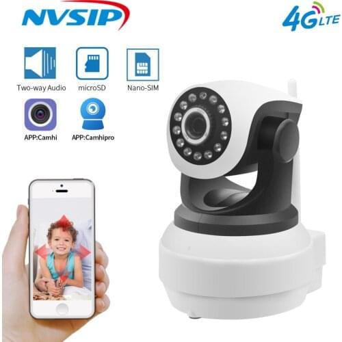 4G Sim Card Camera 1080P HD P2P Network Wireless Wifi IP Camera Home Security Remote Control Motion Detection Alarm PTZ
