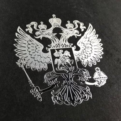 Car styling Coat of Arms of Russia Nickel flag Car Sticker car body Russian Eagle Decal Decoration stickers car Accessories