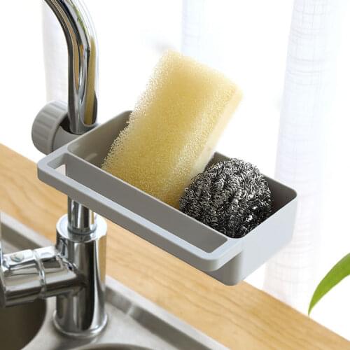 Faucet rack kitchen sink storage rack drain rack sink sink rag drain basket bathroom organizer space saving kitchen storage