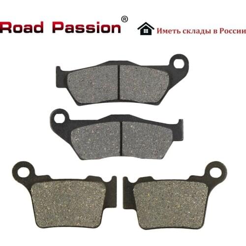 Road Passion Motorcycle Front Rear Brake Pads For CR TE TC 125 250 300 449 FC 250 350 450 FE FX 350 450 501 WR 125 TXC